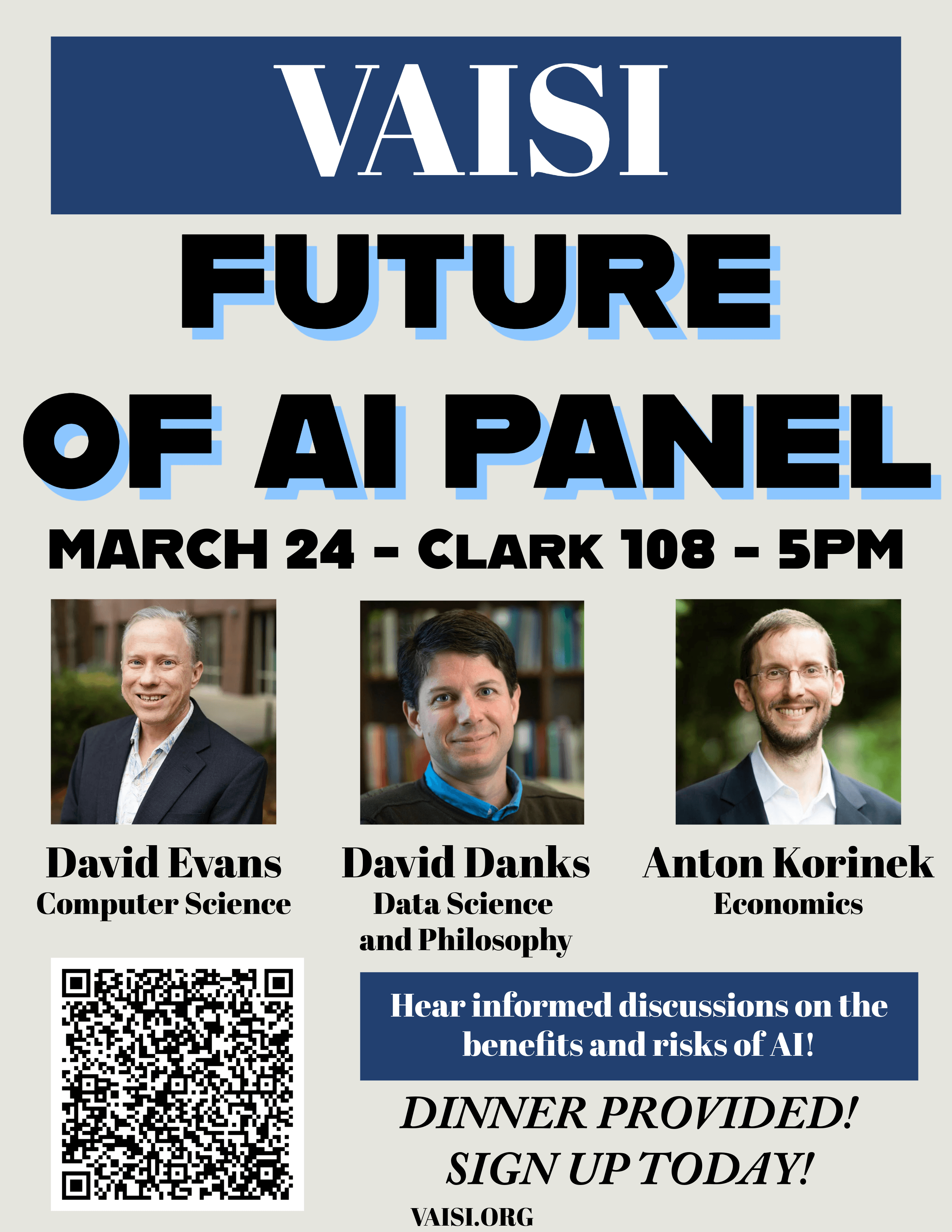 Future of AI Panel flyer