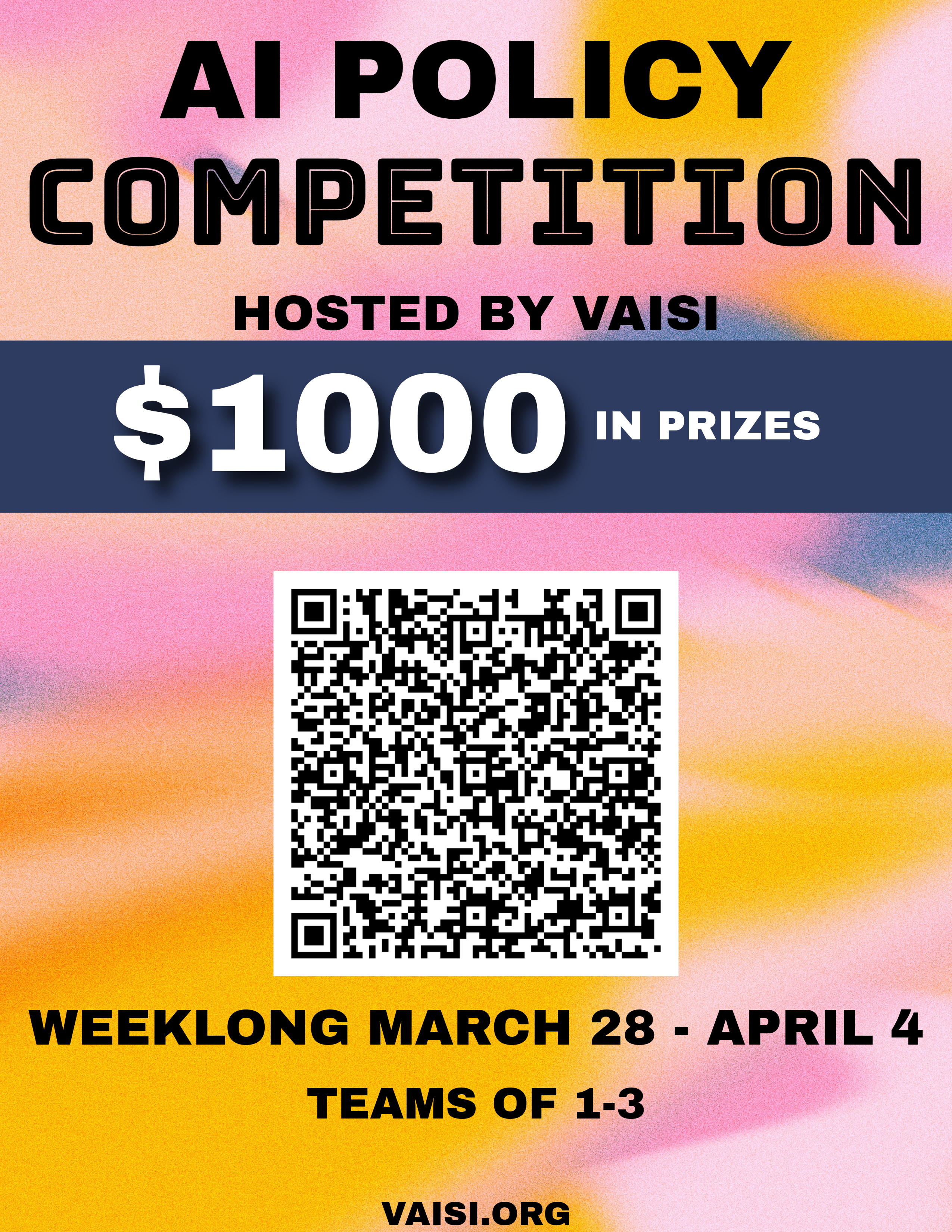 AI Policy Hackathon flyer